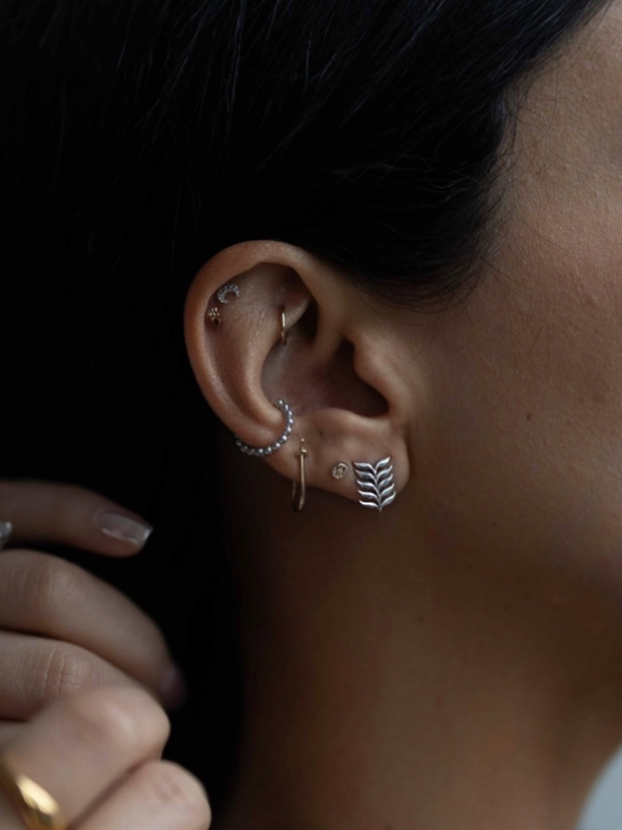 ahlam earrings - 925 sterling silver