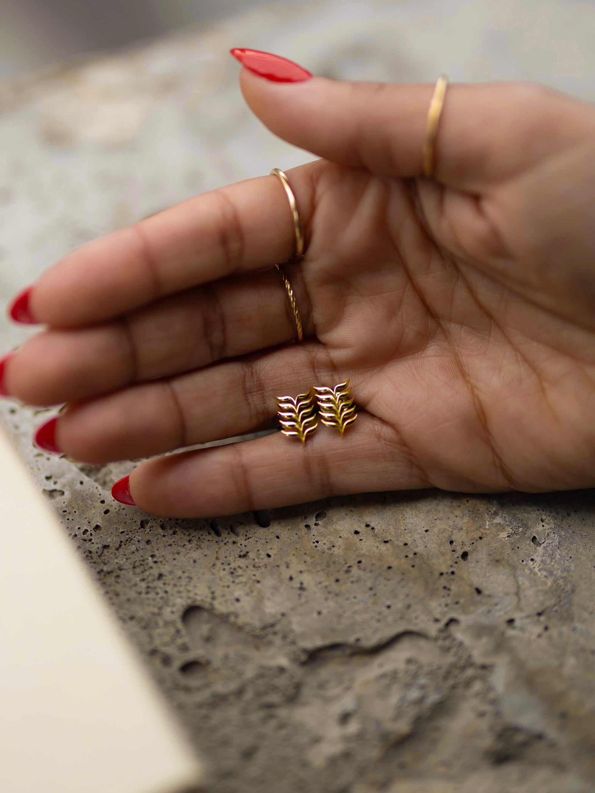 ahlam earrings - 14k gold