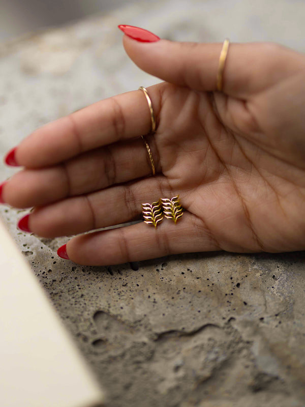 ahlam earrings - 14k gold